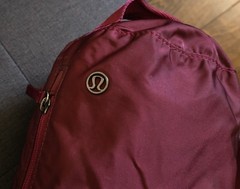 Lululemon Get Rolling Yoga Mat Bag Red Oxide Shoulder Strap NEW