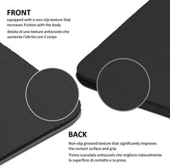 Yoga Mat Gym Pilates 183 x 61 x 0.6 cm Non Slip Surface Wra…