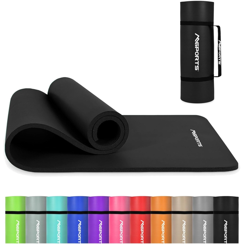 Versatile Extra Thick Yoga Mat – Non-Slip NBR Foam for Comfortable Training