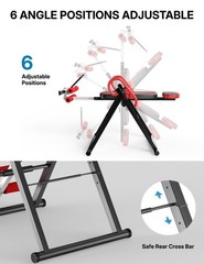 Gravity Heavy Duty Inversion Table with Headrest & Adjustable Protective Belt…
