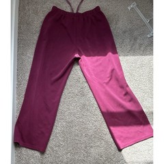 XIEERDUO Japan XL Burgundy Women’s Lounge Pants Casual Soft Elastic Waist Yoga