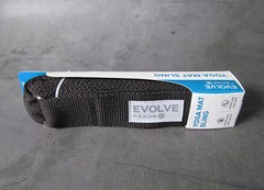 Gaiam Evolve Yoga Mat Swing, Carrier, Strap | Black