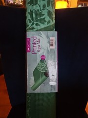 Lotus yoga mat new printed green