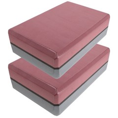 2pcs Yoga Blocks, 9″ x 6″ x 3″ Yoga Brick Foam Blocks EVA Foam Props