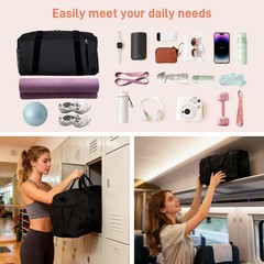 Yoga Mat Bag, Gym Workout Bag with Water Bottle Pocket, Pilates Bag for with …