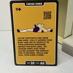 Flexibility Stack 52 Learn Static and Dynamic Stretches 52 Cards With QR Codes