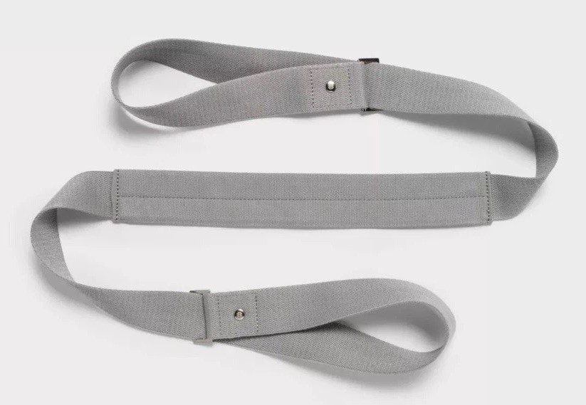 ALL IN MOTION™ YOGA MAT SLING: GRAY STRAP, RECYCLED POLYESTER – GRAY