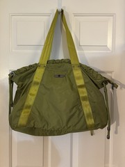 Ful LARGE Yoga/Travel Bag Tote Adjustable Straps Lime Green