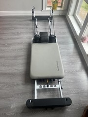 AeroPilates Foldable Pilates Reformer Full Body Indoor Gray/Black 55-5104