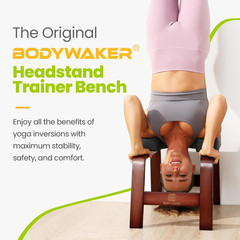 Yoga Headstand Bench, Stand Yoga Chair for Balance Training, Core Strength Build