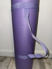 Essentials Thick Yoga Mat Fitness & Exercise Mat with Easy-Cinch Yoga Mat Carrie