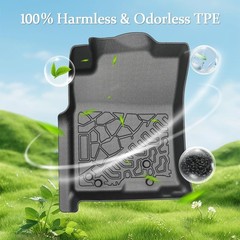 Car Floor Mats for Toyota Tacoma Double Cab 2005-2015 TPE Material All Weathe…