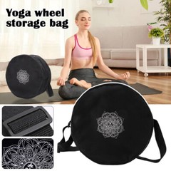 Large Capacity Fitness Bag Yoga Wheel Storage Bag Portable Yoga Shoulder Bag