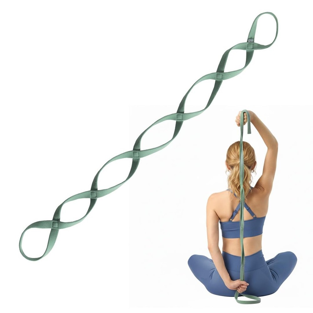 VRTX Stretch Straps for Exercise | Yoga & Pilates Stretching Bands w/ 7 Loops…