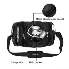 Small Sports Gym Bag Workout Lightweight Duffel Bags for Men and Women Black …