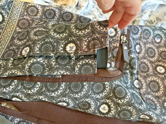 Tranquil Yogi Mat and Gym Bag – Patterned Duffle Bag with Zipper and Pockets
