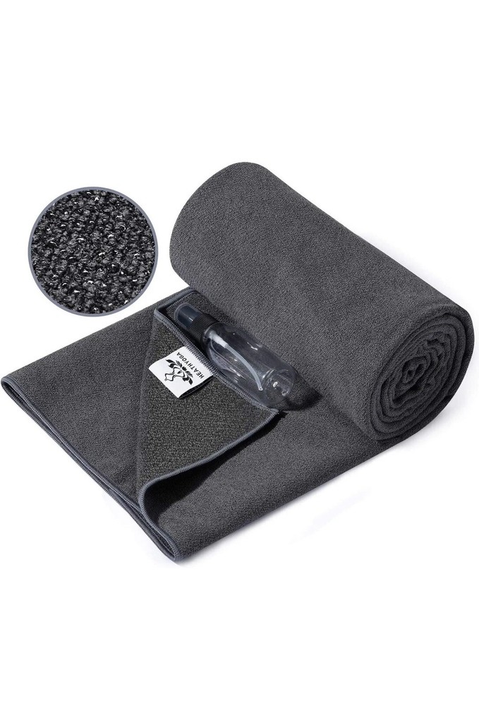 HeatyoYoga Mat Towel Non Slip Super Soft Microfiber New
