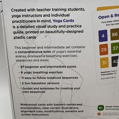 WorkoutLabs Yoga Cards Beginner & Intermediate Study Practice Visual Guide