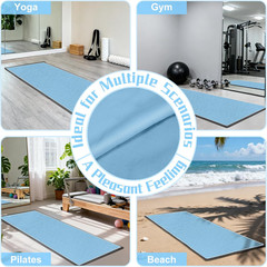 Yoga Towel,Ultra-Absorbent Yoga Mat Towel for Hot Yoga Towel Non Slip,Featuring