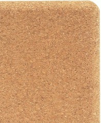 2 Pack Natural Cork Yoga Blocks 9x6x4 inch Non-Slip Lightweight Support