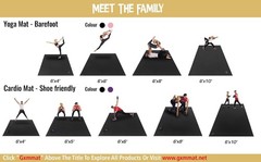 GXMMAT Large Yoga Mat 6 x 10 Extra Thick Workout Pilates Stretching Meditation