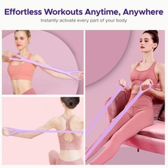 diputox Pilates Ring Kit for Women, 10 Count(Pack of 1), Violet