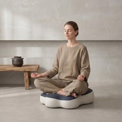 Meditation Cushion Washable Cover Soft Floor Pillow for Yoga Office Tea Room