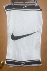 VTG Nike Sport Hand Towel White Black RARE Y2K 90s