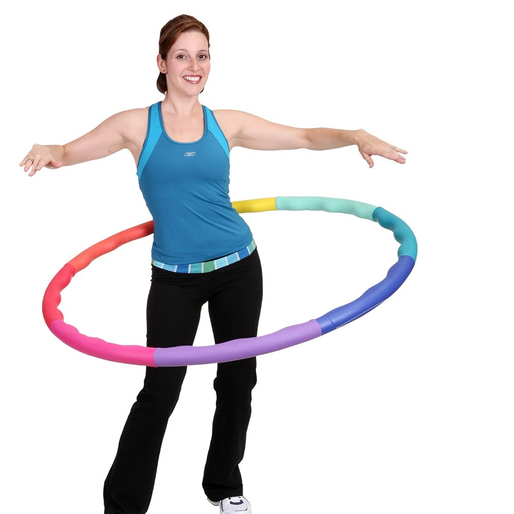 Weighted Hula Hoop, ACU Hoop 4M – 4 lb Medium, Weight Loss Ming/Red