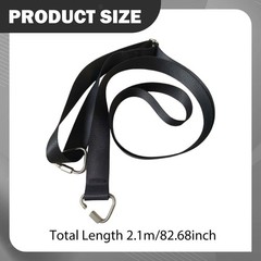 Pilates Equipment Strap Indoor with Rings Portable Daily Yoga Exercise Strap