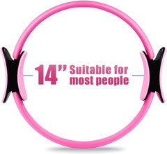 Pilates Ring Circle – 14 Inch Magic Fitness Circle for Toning Inner & Outer Thig