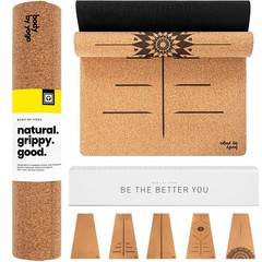 Luxury Cork Yoga Mat – Non Slip, Extra Thick Grip. Thicker, Longer, and Wider…