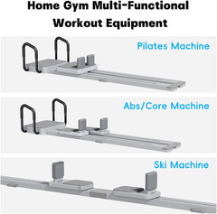 Pilates Reformer, Multifunctional Pilates Equipment for Abs Workout and Leg Exer