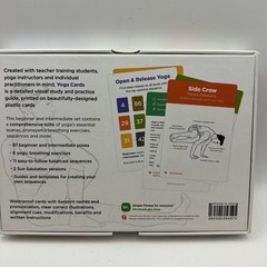 WorkoutLabs Yoga Cards Beginner & Intermediate Study Practice Visual Guide