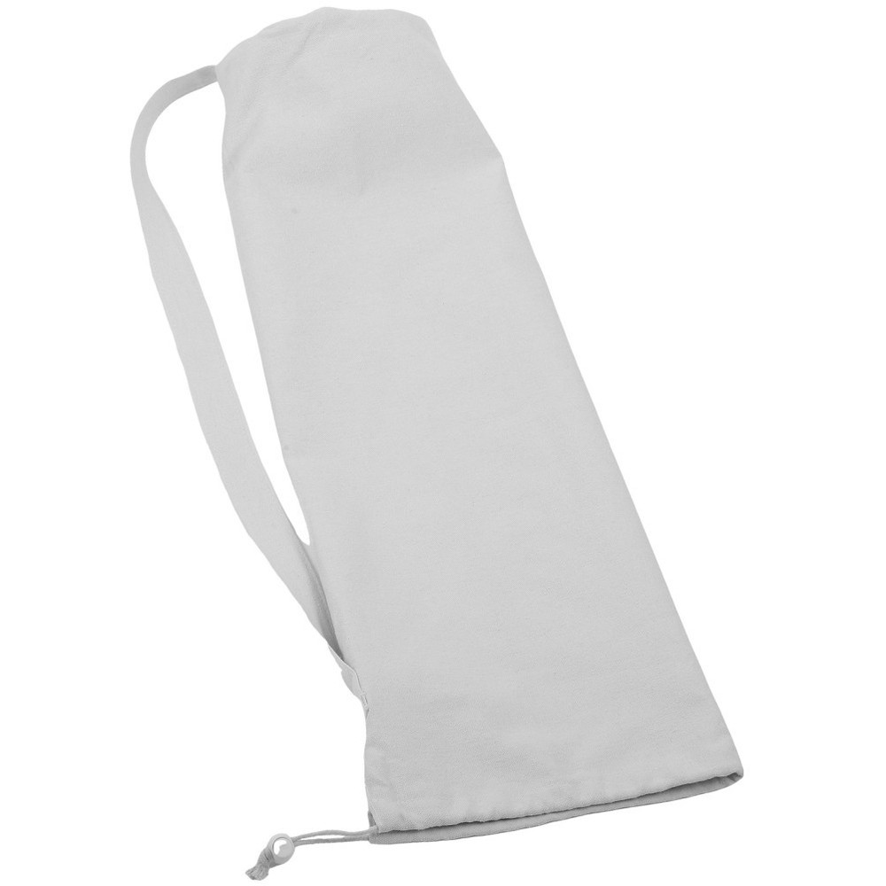 Breathable White Yoga Mat Carrier Bag with Smooth Sealing for Easy Storage