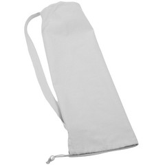 Breathable White Yoga Mat Carrier Bag with Smooth Sealing for Easy Storage
