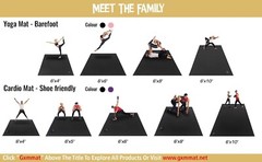 Large Yoga Mat 12’x6’/10’x6’/6’x8’7mm, Extra Thick Workout Mats for Home Gym …