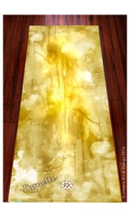 Solar™ (gold) Spiritual, Artistic, unique chakra yoga mat