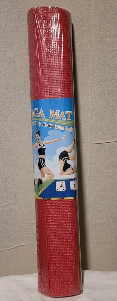 Yoga Mat Fitness 68″ X 24″ Mind Body Health Pink