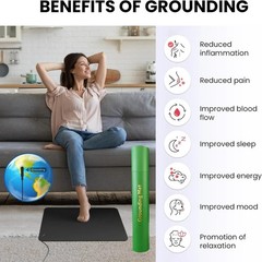Grounding Mat for Pain Relief, Energy, Balance – Earthing for Home