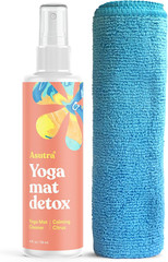 Yoga Mat Cleaner Spray (Calming Citrus), 4 Fl Oz – No Slippery Residue, Organic