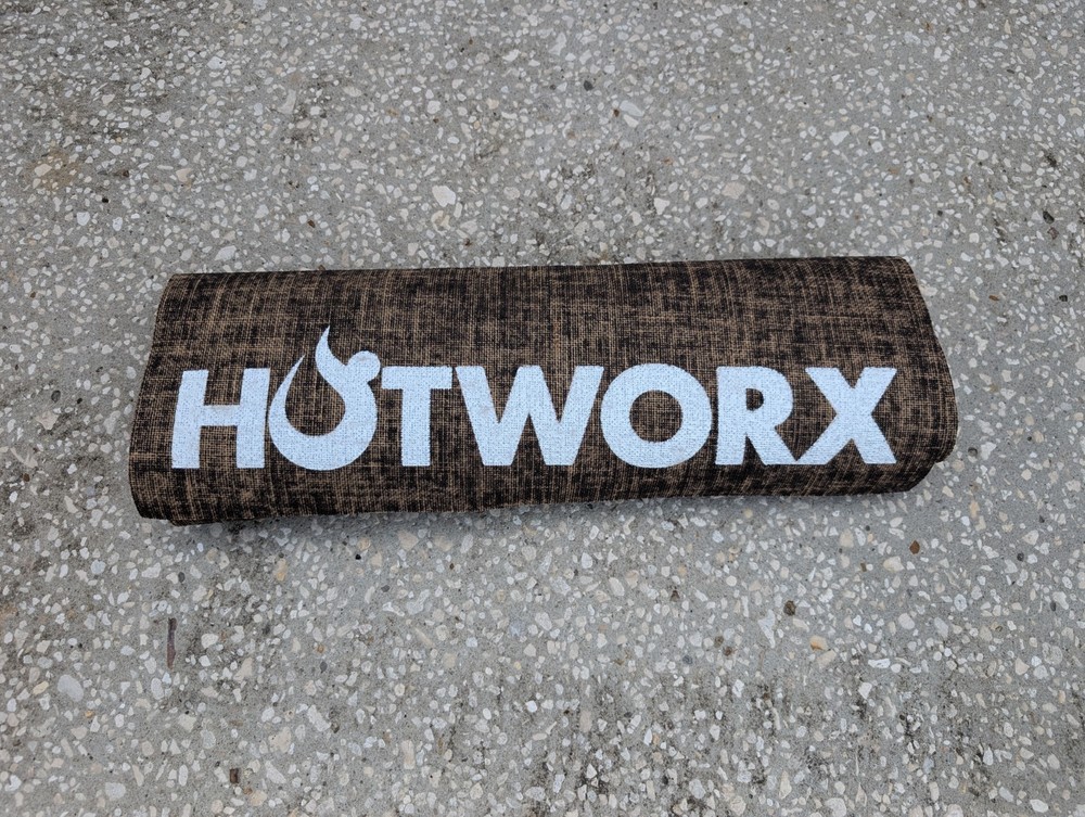 Hotworx Hemp Fiber Yoga Mat 72×24 Brown Hot Yoga Pilates