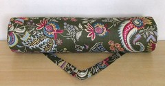 Brown Crown Yoga Mat Carrier Bags Hippie Mandala Cotton Bags With Shoulder Strap
