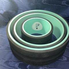 Chirp Plexus Foam Roller Wheel 3 Pack Set for Back Pain Relief Muscle Therapy