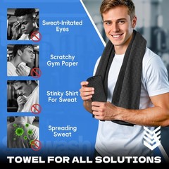 Soowash Microfiber Gym Towels For Working Out Sweat Towels Workout Gear For