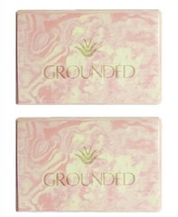 2 Pack EVA Foam Yoga Block Set Grounded Pink Marble Surrender & Support Blocks