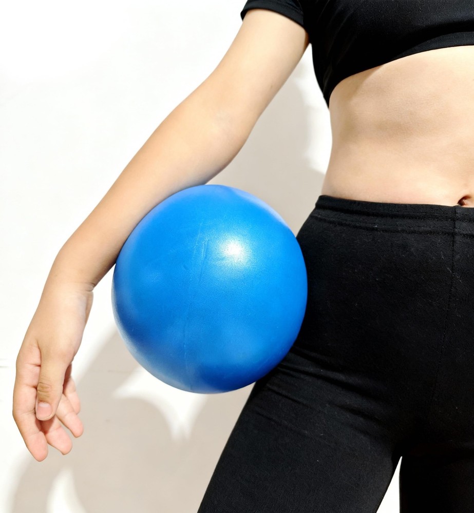 9 Inch Mini Exercise Ball – Portable Non-Slip Surface Yoga & Pilates Ball for…