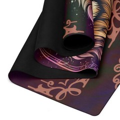 LEO Zodiac Yoga Mat with Strap PERSONALIZED Gift Meditation Decor Astrology Gift