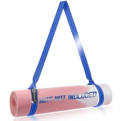 A AZURELIFE [MAT NOT Included] Yoga Mat Sling, 72″ x 1.5″, #1-blue