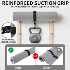 Whisper-Quiet Yoga Mat Carrier Strap – Instant Snap Closure, Adjustable Length